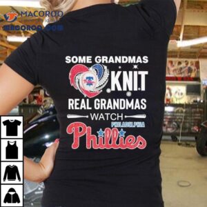 While others knit true fans support the Phillies with pride t-shirt