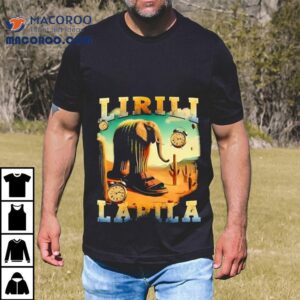 Whimsical Italian desert animals graphic t-shirt