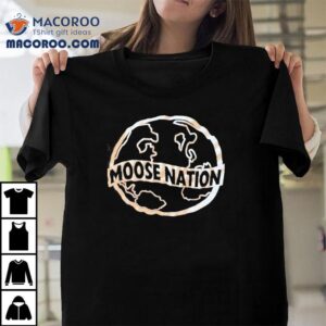 Wild moose design earth inspired t-shirt