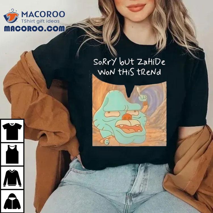 Zahide rocks the caveman trend better than gumball in this t-shirt Zahide rocks the caveman trend better than gumball in this t-shirt