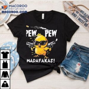 Angry avian armed and dangerous t-shirt