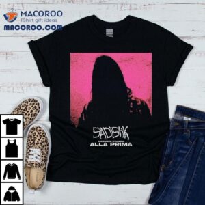 Artistic vibes with Sadistik alla prima design t-shirt