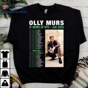 Celebrate Olly Murs Year Anniversary With Live Concert Tshirt