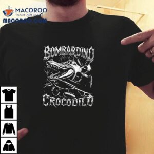 Crazy Italian Bombardino Crocodile Print T Tshirt