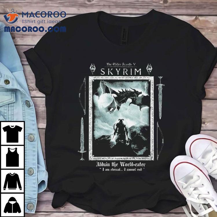 Eternal Alduin the World Eater from Skyrim V T-Shirt Eternal Alduin the World Eater from Skyrim V T-Shirt