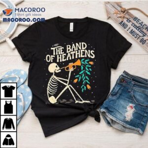 Heathens Band Celebrates Thanksgiving With Skeleton Trumpet T-Shirt 1 Heathens Band Celebrates Thanksgiving With Skeleton Trumpet Tshirt