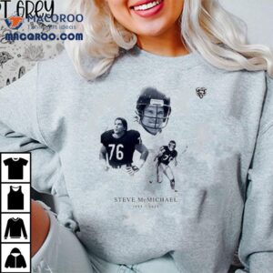 Honoring Steve Mcmichael Chicago Bears Legend Tshirt