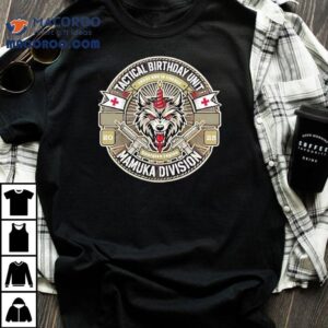 Mamuka Division Georgian Legion 2025 Wolf Tactical Birthday Unit T-shirt