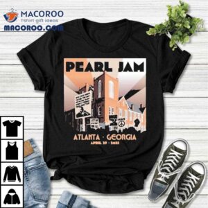 Pearl Jam 2025 tour dark matter Atlanta April event t-shirt 1 Pearl Jam Tour Dark Matter Atlanta April Event Tshirt