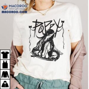 Playful Poppy Bear Design On Trendy T-shirt