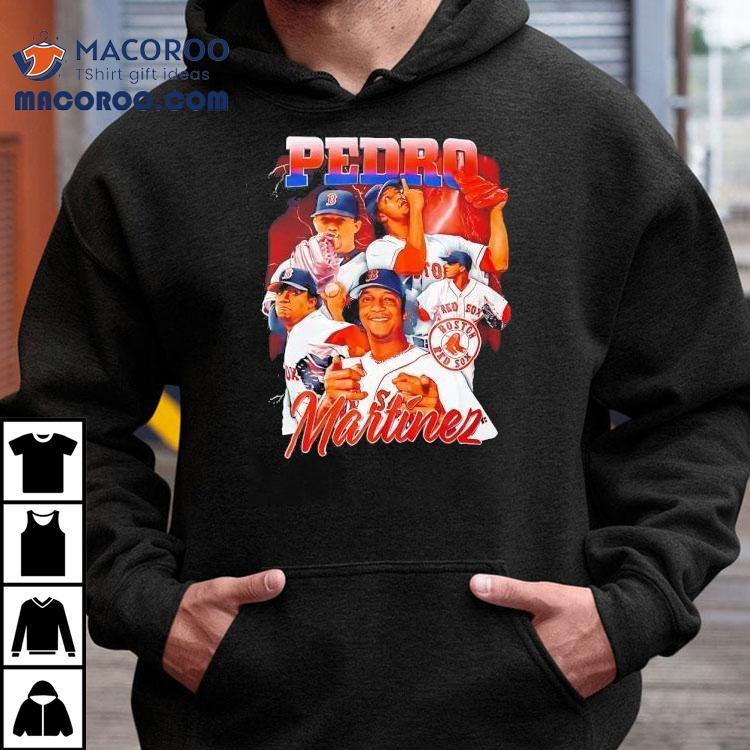 Retro Pedro Martinez Boston Red Sox Baseball T-Shirt Retro Pedro Martinez Boston Red Sox Baseball T-Shirt