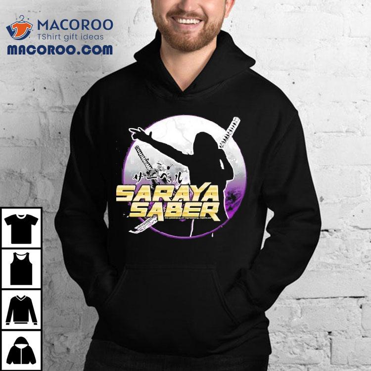 Saraya Saber dominates the ring with her iconic style t-shirt Saraya Saber dominates the ring with her iconic style t-shirt