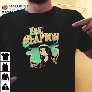 Vintage Eric Clapton concert image on classic t-shirt