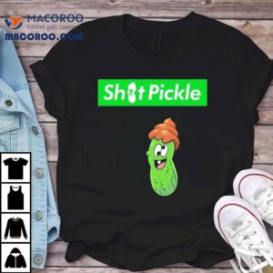 Vintage pickle design retro style tshirt