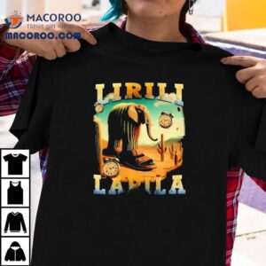 Whimsical Italian desert animals graphic t-shirt