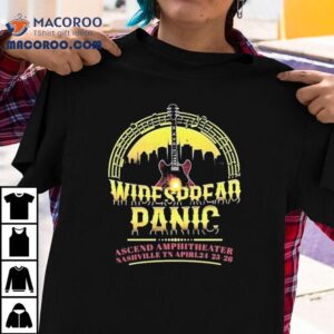 Widespread Panic 2025 Nashville tour dates with exclusive guitar t-shirt