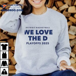 Detroit Playoff Pride Basketball Tshirt