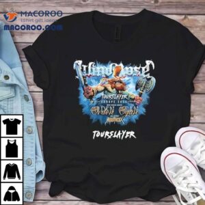 European Metal Tour Featuring Wind Rose Orden Ogan And Angus Mcsix Tshirt