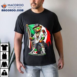 Trendy Mexican Bear Hiphop Design T Tshirt
