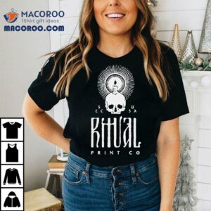 Ancient skull design on trendy ritual t-shirt 2 Ancient Skull Design On Trendy Ritual Tshirt