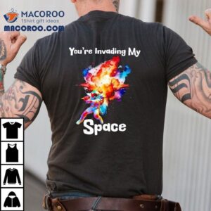 Astro Invasion Galaxy Design Personal Boundary Tshirt