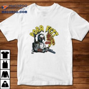Boba Fett Animated Design On Cool Tshirt