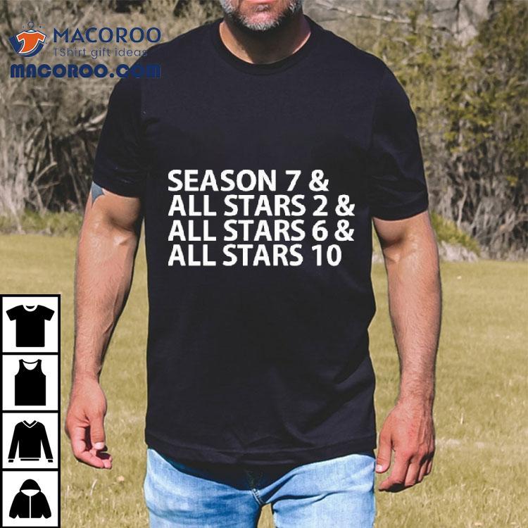 Celebrate every iconic season with this must have all stars t-shirt Celebrate every iconic season with this must have all stars t-shirt