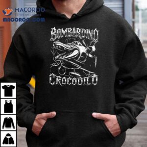 Crazy Italian Bombardino Crocodile Print T Tshirt