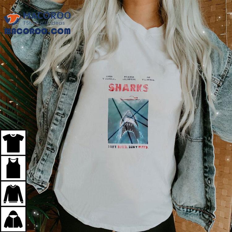 Dany Paulina Ale Villarreal Shark Attack Fashion Jaws T-shirt Dany Paulina Ale Villarreal Shark Attack Fashion Jaws T-shirt