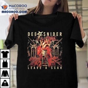 Dee Sniders Iconic Leave A Scar Album Art Tshirt
