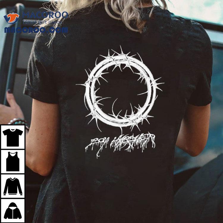 Edgy Thorn Circle Design Boy Harsher Tshirt Edgy Thorn Circle Design Boy Harsher Tshirt