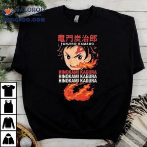 Flame Inspired Tanjiro Design Tshirt