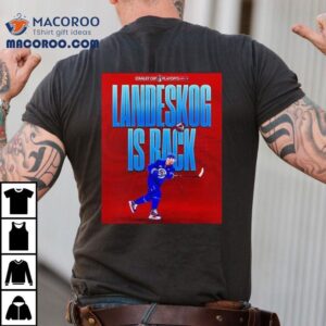 Gabriel Landeskog Returns For Avalanche Playoff Run Tshirt