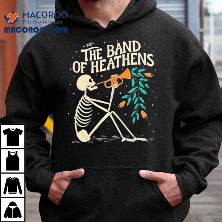 Heathens Band Celebrates Thanksgiving With Skeleton Trumpet T-Shirt Heathens Band Celebrates Thanksgiving With Skeleton Trumpet T-Shirt