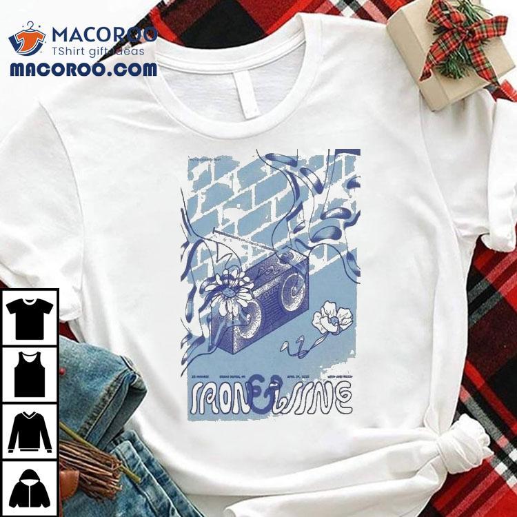 Iron Wine 2025 Grand Rapids concert commemorative t-shirt Iron Wine 2025 Grand Rapids concert commemorative t-shirt
