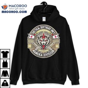 Mamuka Division Georgian Legion Wolf Tactical Birthday Unit Tshirt