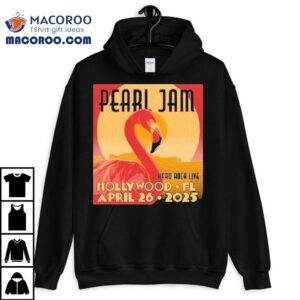 Pearl Jam Rocks Hard Rock Live In Hollywood Florida With Dark Matter Tour Flamingo Tshirt