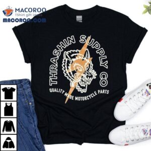 Premium Motorcycle Gear From Thrashin With Wolf Design Tshirt 2 Premium Motorcycle Gear From Thrashin With Wolf Design T Tshirt