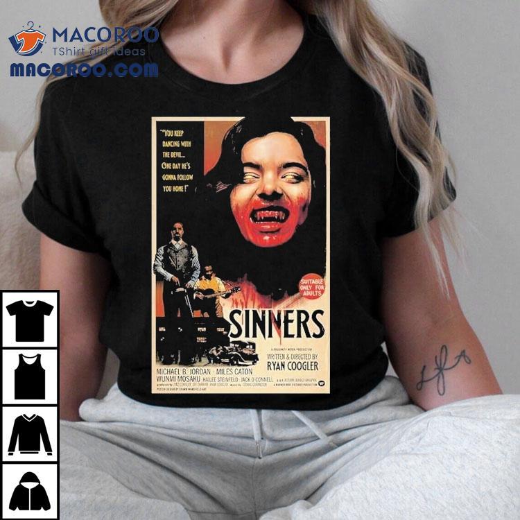 Ryan Coogler and Michael B Jordan team up for bloody 2025 horror film tshirt Ryan Coogler and Michael B Jordan team up for bloody 2025 horror film tshirt