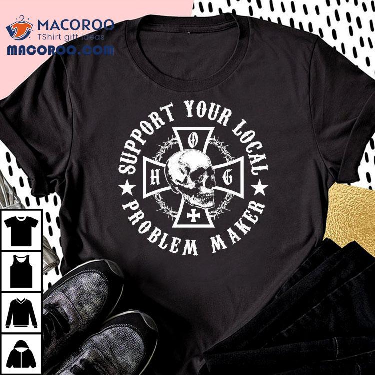 Show your rebel spirit with this edgy skull t-shirt Show your rebel spirit with this edgy skull t-shirt