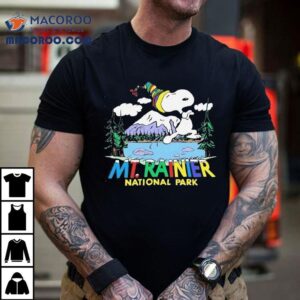 Snoopy Explores Mount Rainier In This Cool T Tshirt