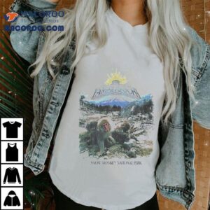 Snow Monkeys Of Japan Hot Spring Adventure Tshirt