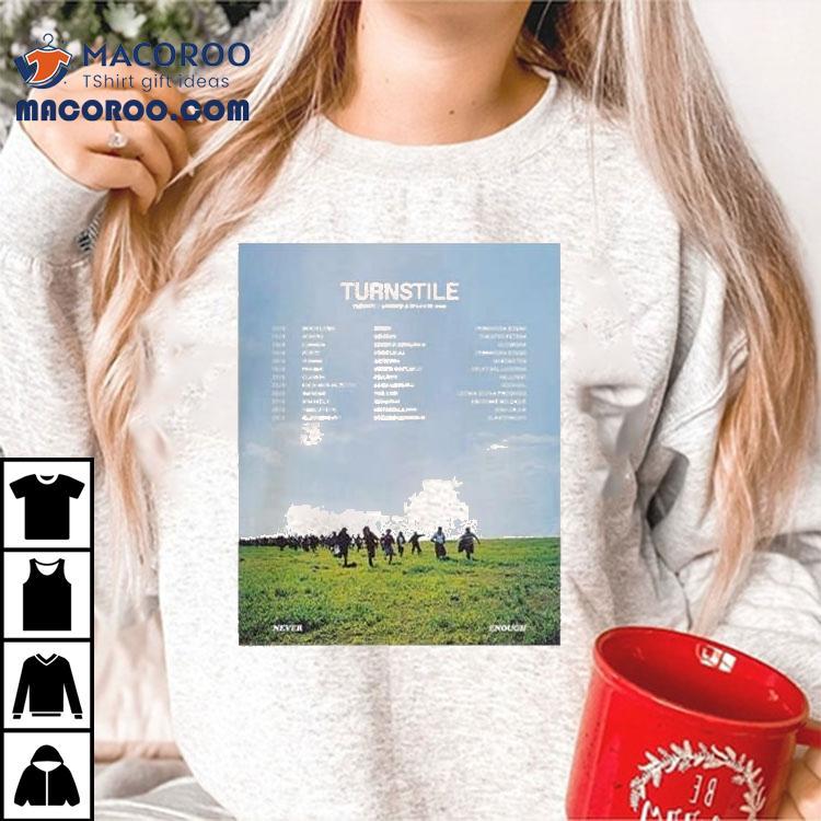 Turnstile announces 2025 summer tour across Europe and the UK t-shirt Turnstile announces 2025 summer tour across Europe and the UK t-shirt