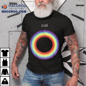 Vibrant Spiral Rainbow Effect T Tshirt