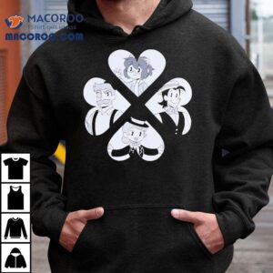 Vintage Inspired Oro Clover Design T Tshirt