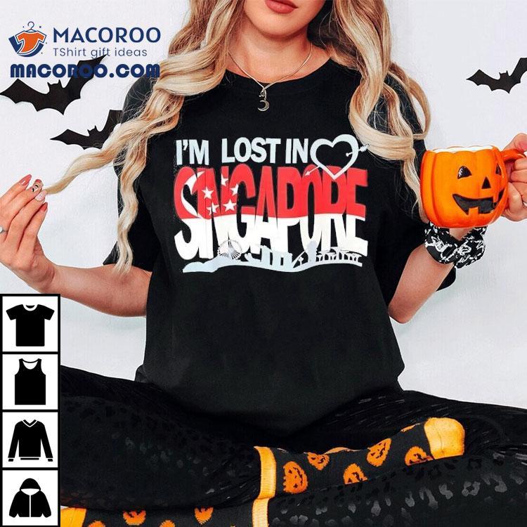 Wandering the streets of Singapore t-shirt Wandering the streets of Singapore t-shirt