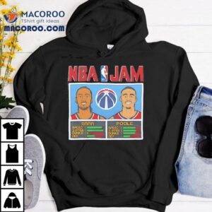 Washington Wizards Nba Comic Art Featuring Alex Sarr And Jordan Poole Tshirt