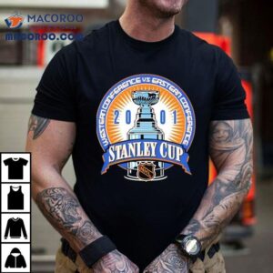 2001 NHL Champions Colorado Avalanche Victory T-Shirt