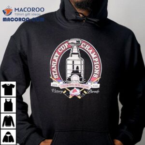 2001 Stanley Cup winners Colorado Avalanche victory t-shirt