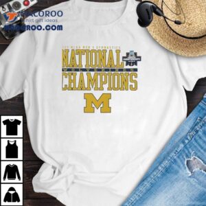 2025 Michigan Wolverines Gymnastics Team T-Shirt